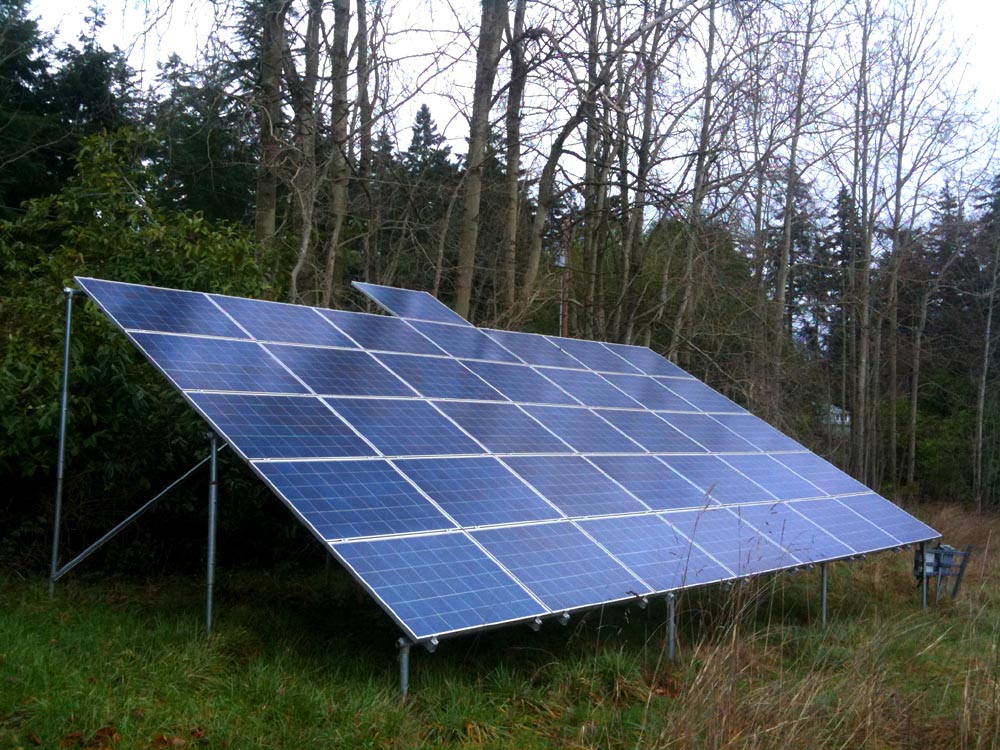 Ground-mounted PV system